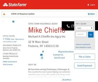 Mikechieffo.com(State Farm Insurance Agent Mike Chieffo in Fredonia NY) Screenshot