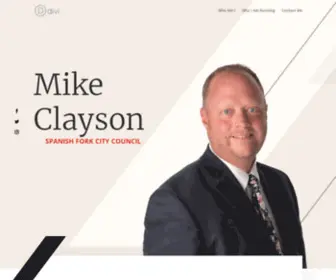 Mikeclayson.com(Mike Clayson for City Council) Screenshot