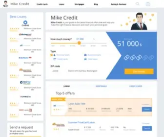 Mikecredit.com(Mike Credit website) Screenshot