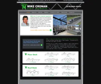 Mikecronansteel.com(Mike Cronan Steel) Screenshot