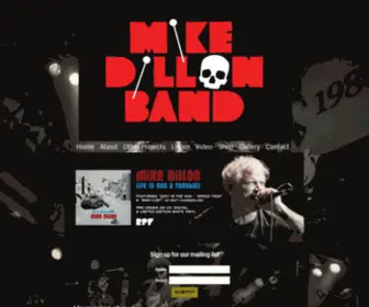 Mikedillonvibes.com(The Mike Dillon Band) Screenshot