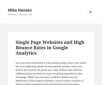 Mikehansen.me(WordPress) Screenshot
