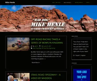 Mikehenle.com(Las Vegas Freelance Writer Mike Henle) Screenshot