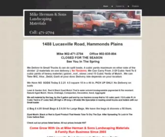 Mikehermanandsonslandscapingmaterials.ca(Mike Herman & Sons Landscaping Materials) Screenshot