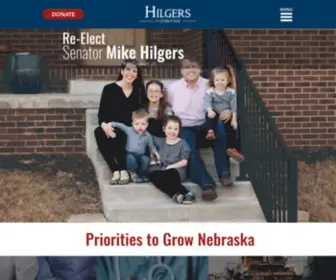 Mikehilgers.com(Mike Hilgers for Attorney General) Screenshot