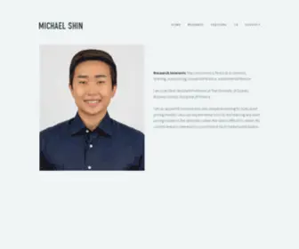 Mikejshin.com(Michael Shin) Screenshot