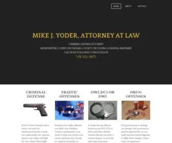 MikejYoderattorney.com(Mike J. Yoder) Screenshot