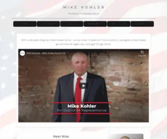 Mikekohler2020.com(Mike Kohler 2020) Screenshot