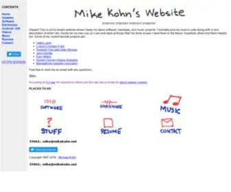 Mikekohn.net(Michael Kohn) Screenshot