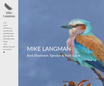 Mikelangman.co.uk(Mike Langman Art) Screenshot