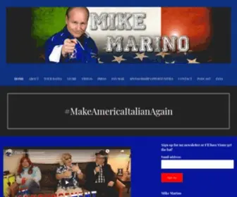 Mikemarino.net(Affectionately known as New Jersey’s Bad Boy) Screenshot