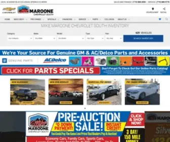 Mikemaroonechevysouth.com(Mike Maroone Chevrolet South) Screenshot