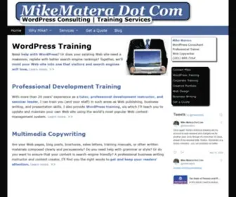 Mikematera.com(WordPress Training) Screenshot