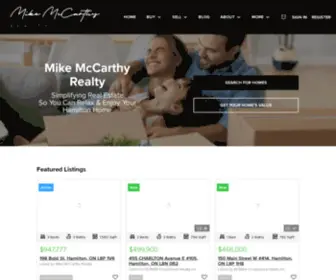 Mikemccarthyrealty.com(Simplifying Hamilton Real Estate) Screenshot