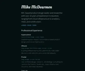 MikemCDearmon.com(Mike McDearmon) Screenshot