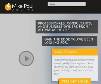 Mikepaulonline.com(Online Marketing for the Everyday Entrepreneur) Screenshot