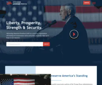 Mikepence.com(Advancing American Freedom) Screenshot