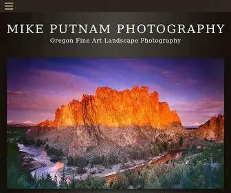Mikeputnamphoto.com(Oregon Fine Art Landscape Photography) Screenshot