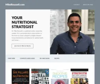 Mikeroussell.com(Helping You Live a Strong) Screenshot