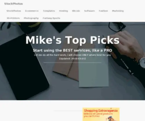 Mikes-Top-Picks.com(Pages) Screenshot