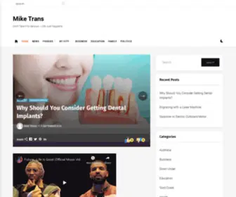 Mikes-Trans.com(Life is Good) Screenshot