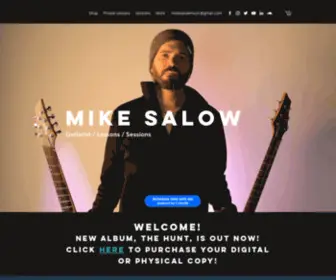 Mikesalow.com(Guitar Lessons) Screenshot