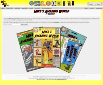 Mikesamazingworld.com(Mike's Amazing World of Comics) Screenshot