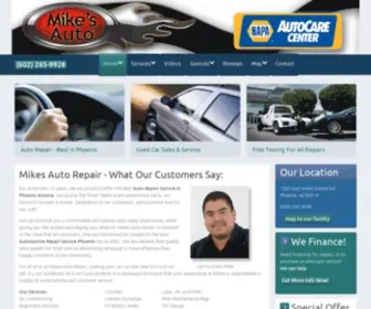 Mikesautorepairphoenix.com(Mikes Auto Repair) Screenshot