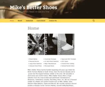Mikesbettershoes.com(Mike&#039;s Better Shoes) Screenshot