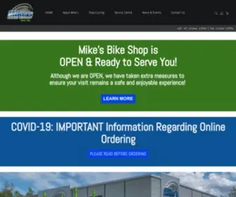Mikesbikeshop.ca(Mike's Bike Shop) Screenshot