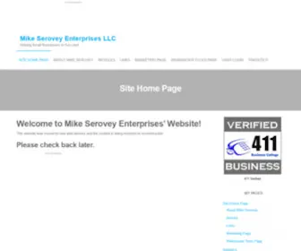 Mikeseroveyenterprises.com(Mikeseroveyenterprises) Screenshot