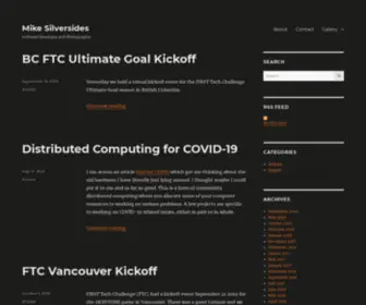 Mikesilversides.com(Software Developer and Photographer) Screenshot