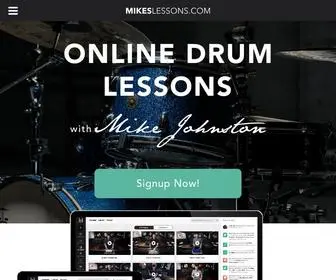 Mikeslessons.com(Mikes Lessons) Screenshot