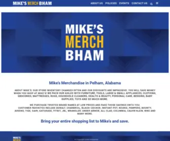 Mikesmerchandisebhm.com(Mikes Merchandise) Screenshot