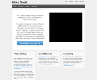 Mikesmit.com(Mike Smit) Screenshot