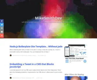 Mikesmithdev.com(Web Strategies and Development) Screenshot