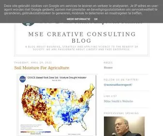 Mikesmithenterprisesblog.com(MSE Creative Consulting Blog) Screenshot