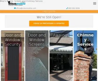 Mikesmobile.com(Mike's Mobile Screen & Chimney Service) Screenshot