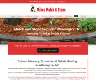 Mikesmulchandstone.com(Mikes Mulch and Stone Wilmington NC) Screenshot