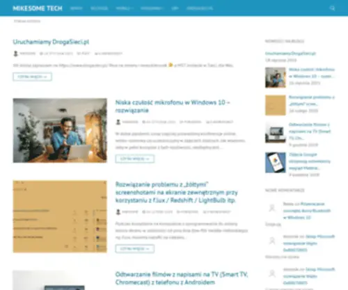 Mikesometech.pl(Mikesometech) Screenshot