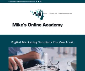 Mikesonlineacademy.com(Facebook Ads) Screenshot