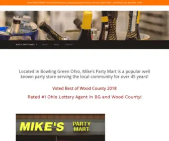 Mikespartymart.com(Mike's Party Mart) Screenshot