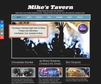 Mikestaverncedarcity.com(Mikes Tavern) Screenshot