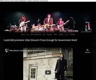 Mikestinsonmusic.com(Mike Stinson) Screenshot