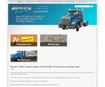 Mikestrucking.com(Mike's Trucking Company) Screenshot