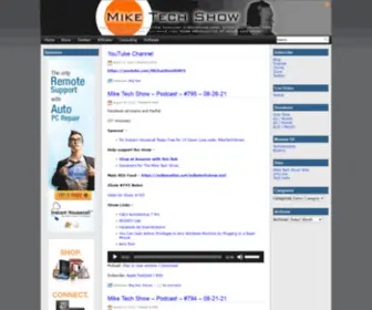 Miketechshow.com(Mike Tech Show) Screenshot