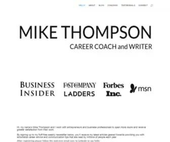 Mikethompsonblog.com(Mike Thompson) Screenshot