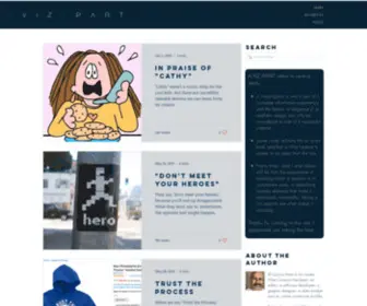 Mikevizneros.com(A Viz Apart) Screenshot