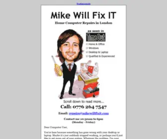 Mikewillfixit.com(Affordable Computer Repairs London) Screenshot