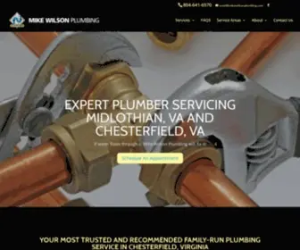 Mikewilsonplumbing.com(Emergency Plumbing & Water Heater Repair) Screenshot